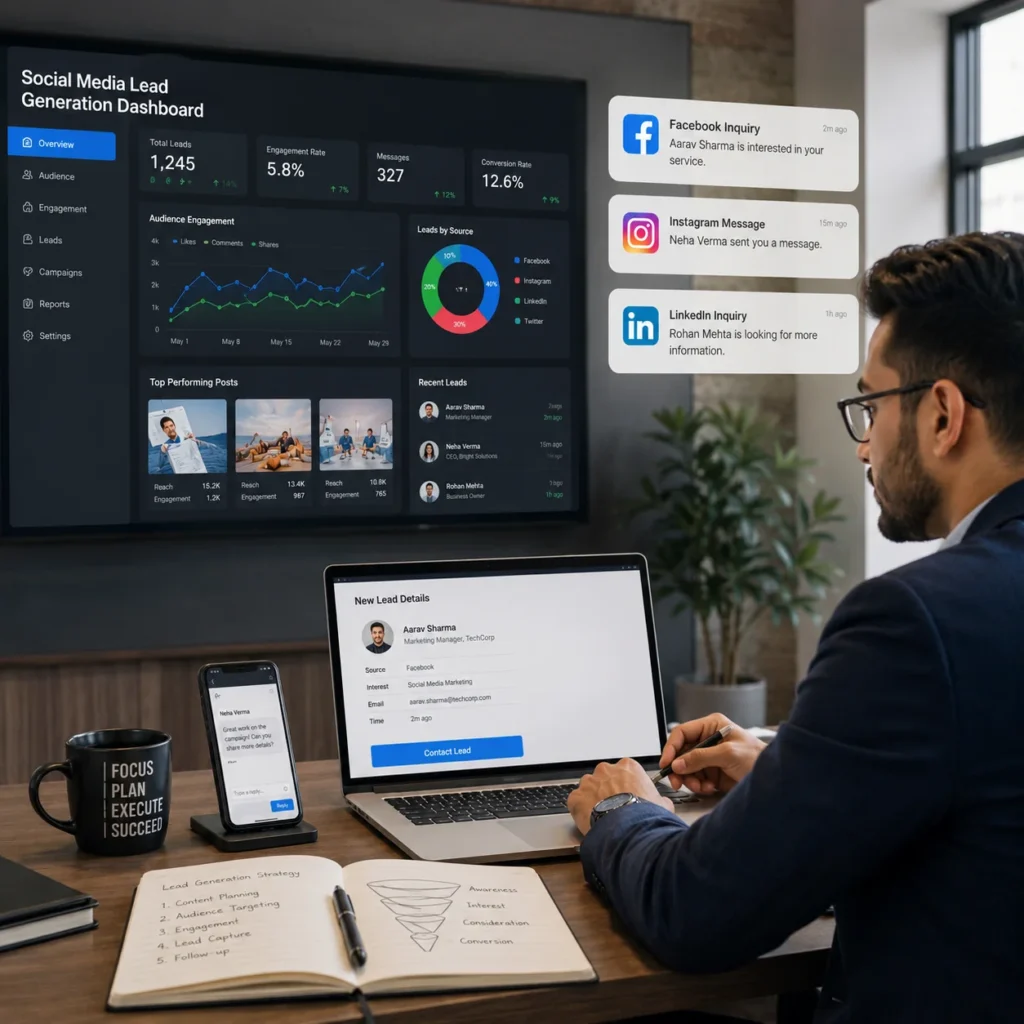 LEAD GENERATION THROUGH SOCIAL MEDIA