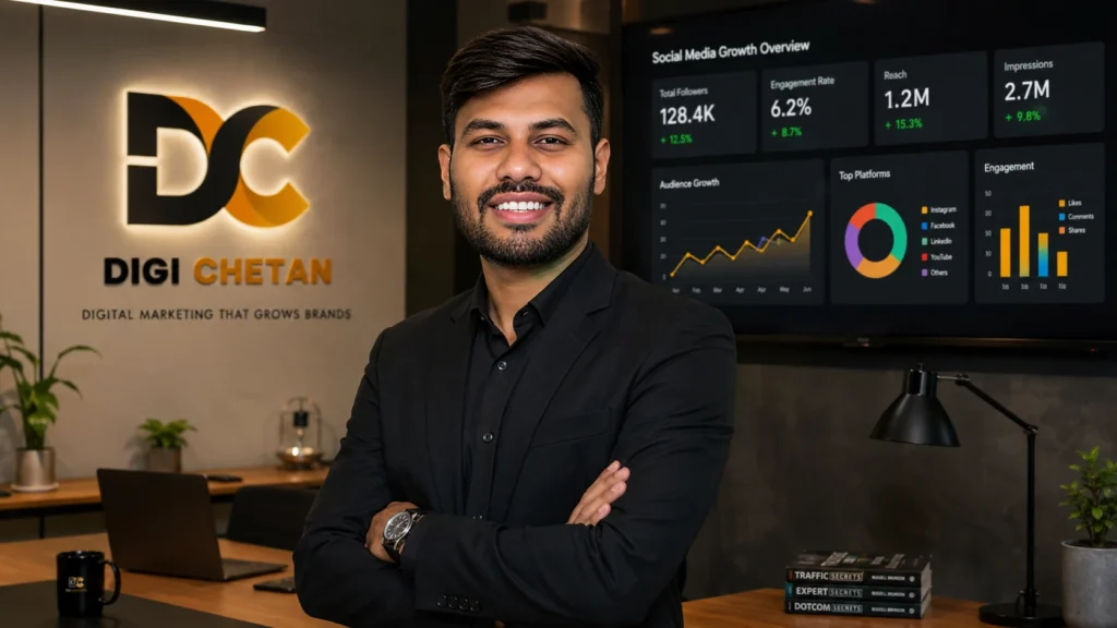Ready to Grow Your Brand Through Social Media Marketing​ with digi chetan