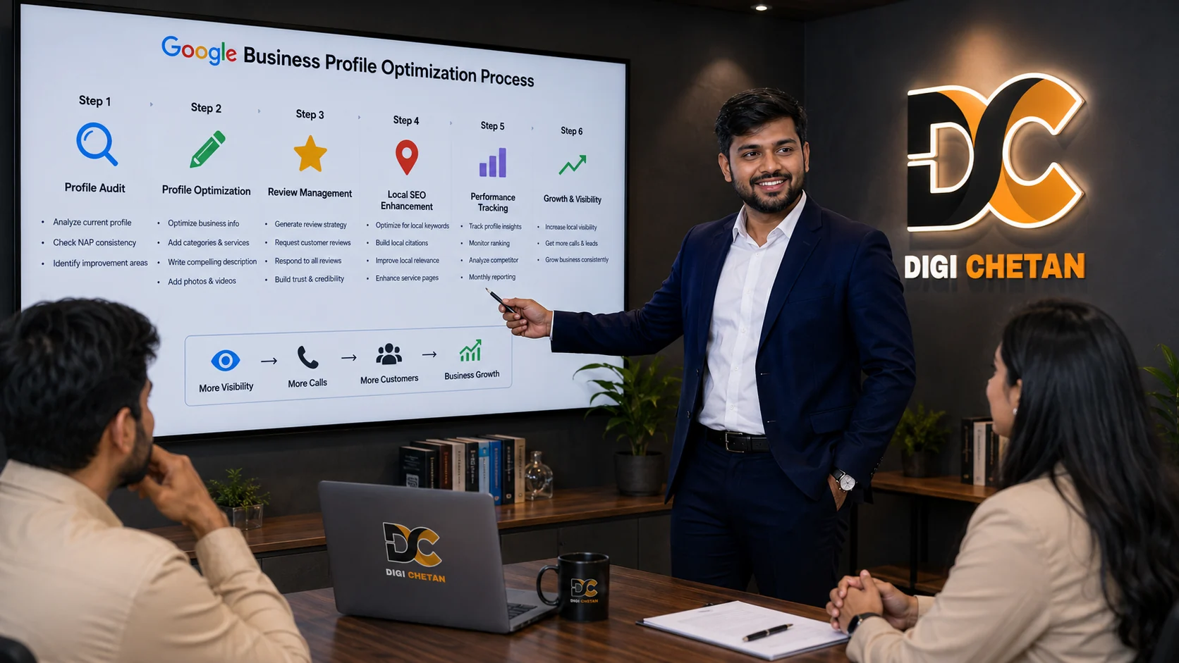our gmb process at digi chetan
