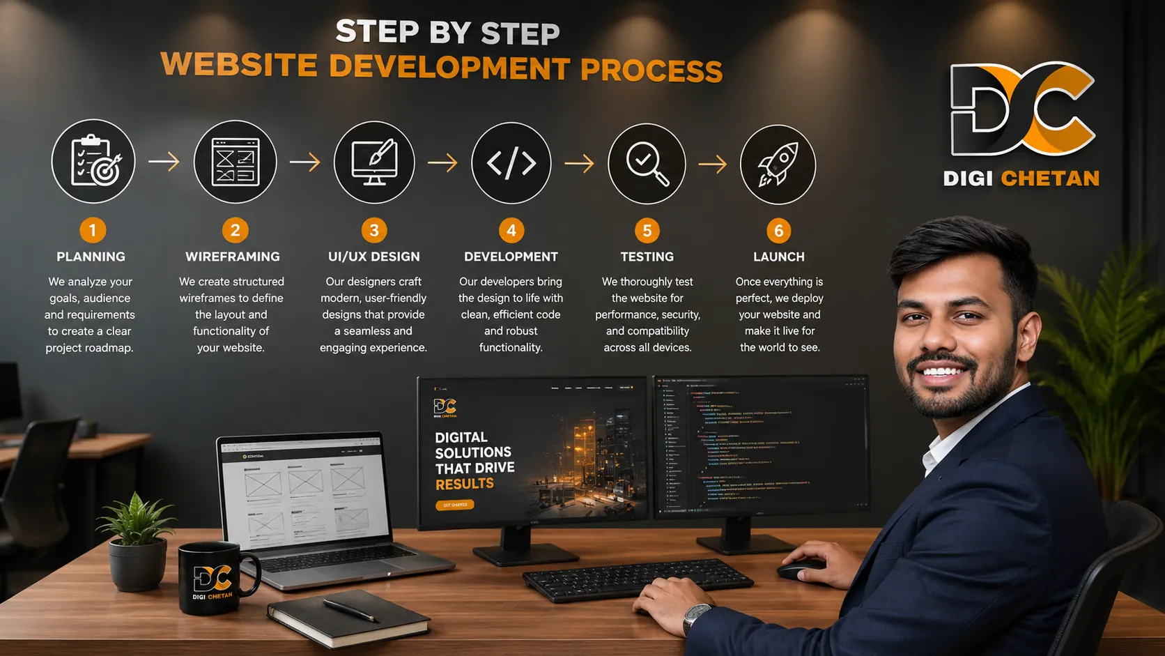our process for website development