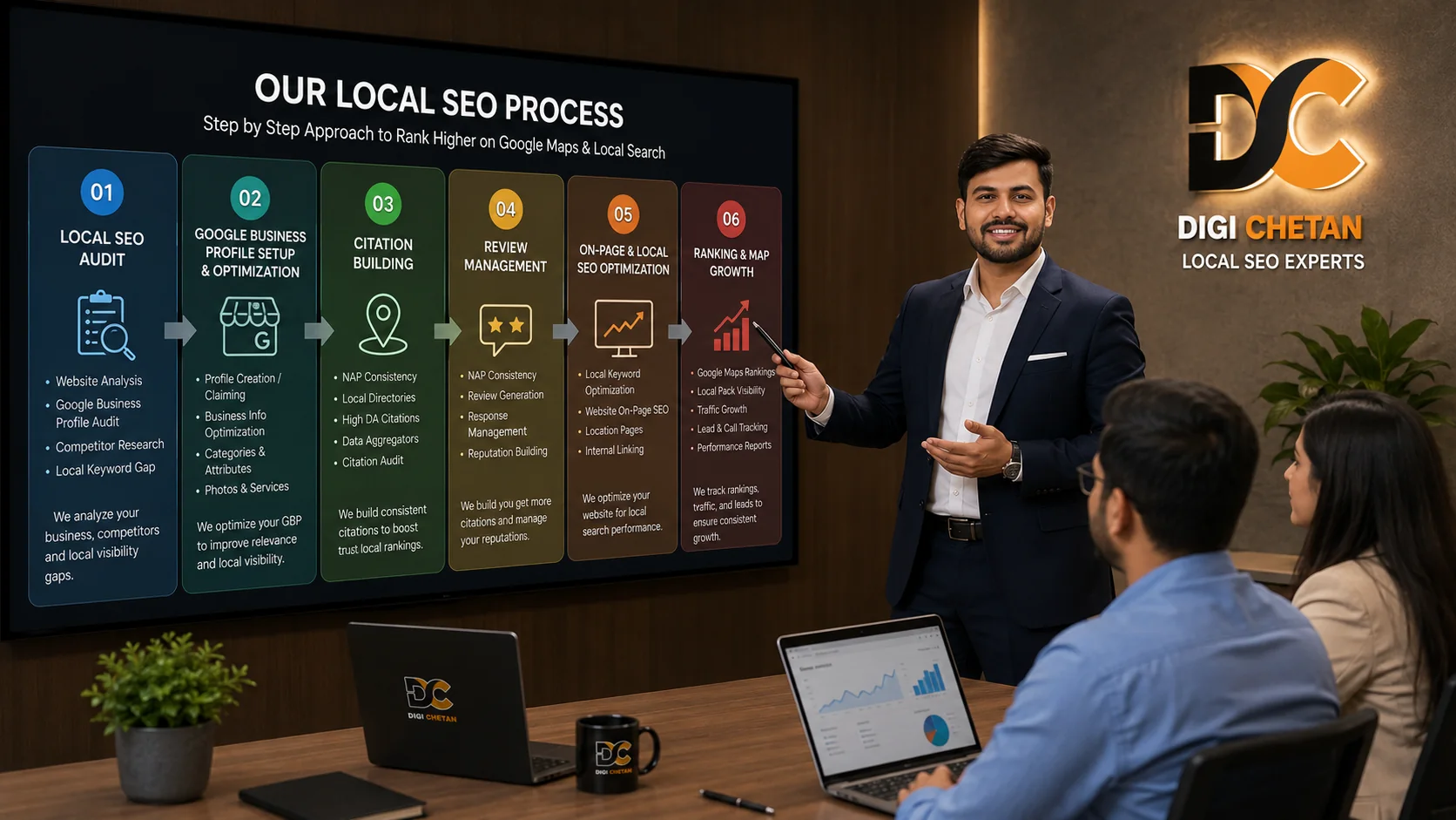 our process to local seo work