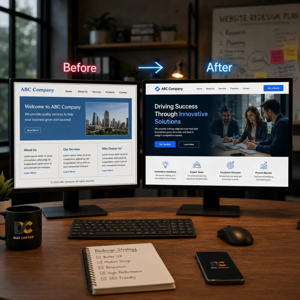 website redesign services jabalpur