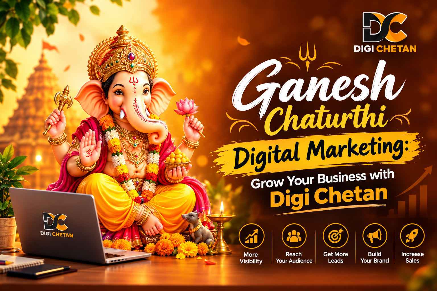 Ganesh Chaturthi Digital Marketing: Grow Your Business with Digi Chetan
