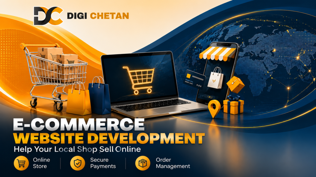 E-commerce website development in Jabalpur by Digi Chetan